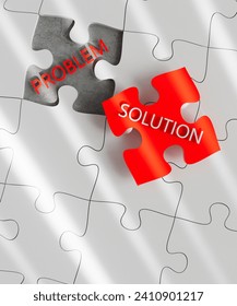 Final puzzle piece offering a solution to a jig saw concept 3d render