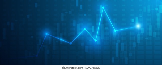 Finance statistics and data Analytics. Stock exchange market, investment, finance and trading. Trading platform. Perfect for web design, banner and presentation. illustration.