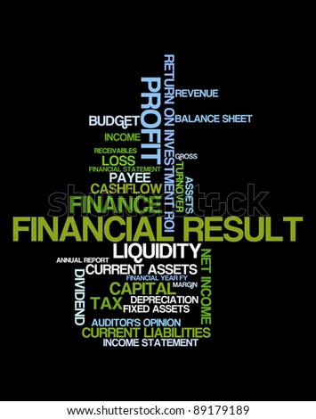 Finance terms and lingo info-text graphics and arrangement word clouds illustration concept