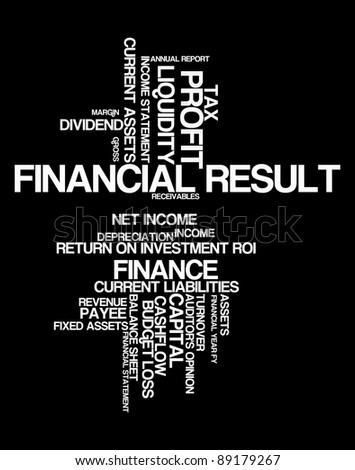 Finance terms and lingo info-text graphics and arrangement word clouds illustration concept