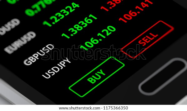 Financial Data Animation Currency Exchange Forex Stock Illustration - 