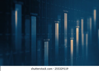 Financial Data On A Monitor