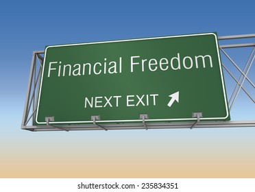 Financial Freedom Sign