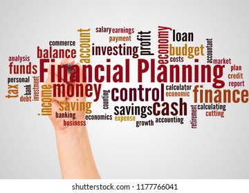 Financial Planning Word Cloud Hand Marker Stock Illustration 1177766041 ...