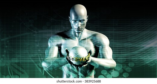 Financial Services and Technology Software as Concept - Powered by Shutterstock