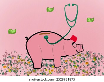 financial wellness month. january holiday. reminder to check on your financial plan. how healthy is your financial plan. - Powered by Shutterstock