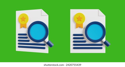 Find Degree. 3d icon illustration, high quality render, digital marketing 3d set - Powered by Shutterstock