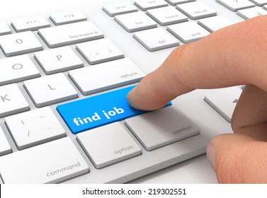 Find Job Keyboard Button