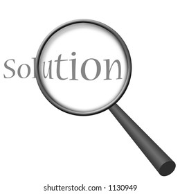 Finding Solution (Magnifying Glass Series)