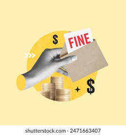 Fine, penalty, envelope, mail, pay, legal prohibited, penalty notice, charges, expenses, invoice, traffic charge, traffic fine, Punishment