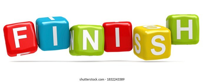 14,159 Finish word Images, Stock Photos & Vectors | Shutterstock