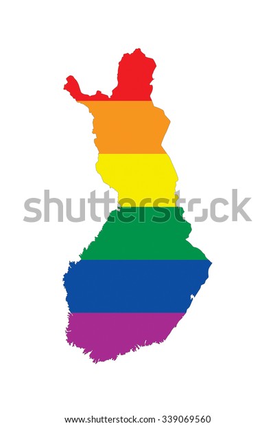national flag of finland is the gay pride flag