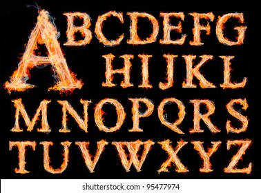 Fire Alphabet