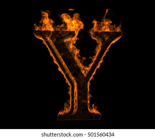 Fire Alphabet 3d Rendering Stock Illustration 501560434 | Shutterstock