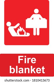 Fire Blanket Sign And Symbol