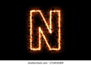 232 Fiery letter n font Images, Stock Photos & Vectors | Shutterstock