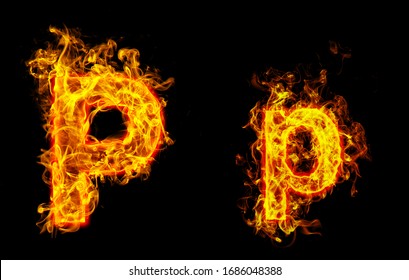 Fiery Letter P Font Images Stock Photos Vectors Shutterstock