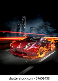 Fire Car