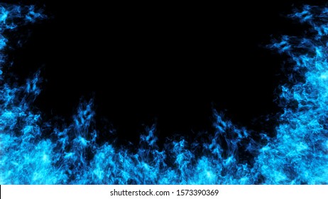 Fire Concept Design On Black Gackground Stock Illustration 1573390369 ...