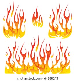 Fire Design Elements Stock Illustration 64288243 | Shutterstock