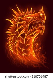 Fire Dragon Head
