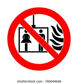 Fire Emergency Icons Signs Evacuations Do Stock Illustration 760644646 ...