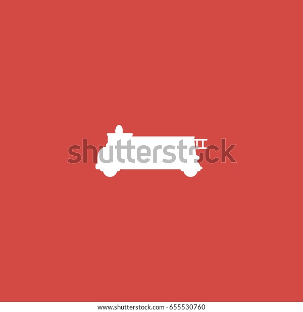 fire engine\
icon. sign design. red\
background