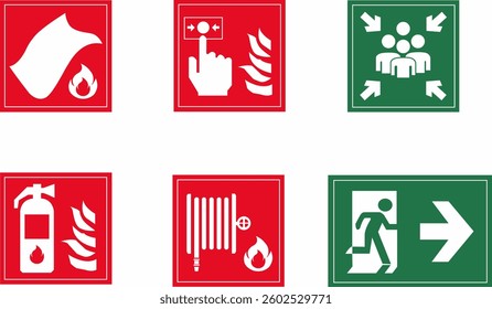 Fire Evacuation Plan Map Icon