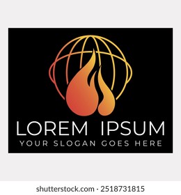 Fire flame vector illustration design template