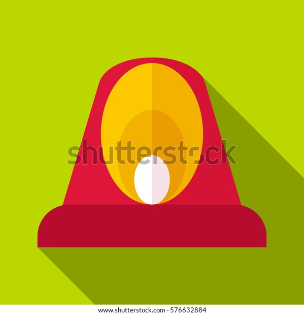 Fire flasher icon. Flat illustration of fire flasher \
icon for web