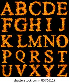 fire font collection