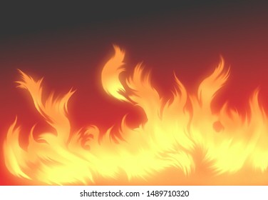 Fire Graphic Effects For Use In Comic Books, Manga And Illustration