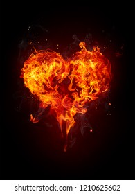 Fire Heart Symbol