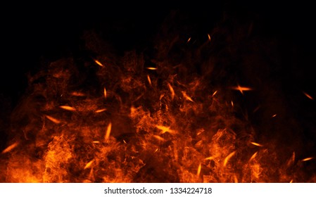 Fire Heat Danger Texture Fire Particles Stock Illustration 1334224718 ...