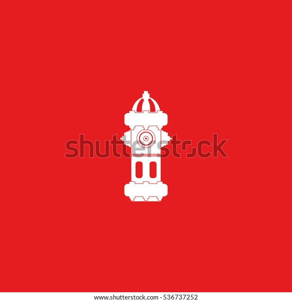 Fire Hydrant Icon Stock Illustration 536737252