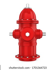 Fire Hydrant Isolated. 3D rendering