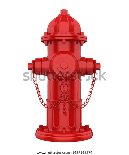 Fire Hydrant Isolated 3d Rendering Stock Illustration 1489165274 ...