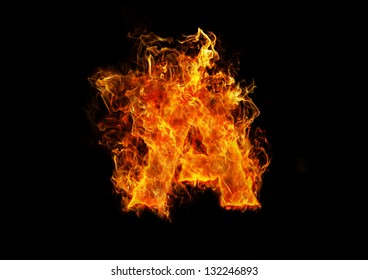 Fire Letter Stock Illustration 132246893 | Shutterstock