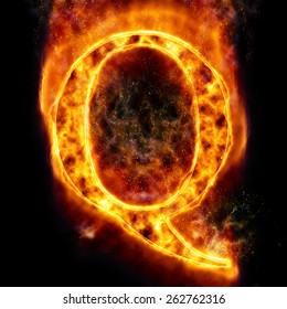 Fire Letter Q