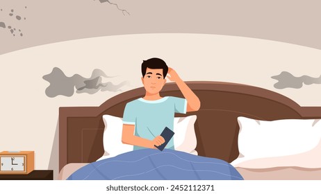 Fire, Night, Escape, Tutorial, Illustration, Science Popularization