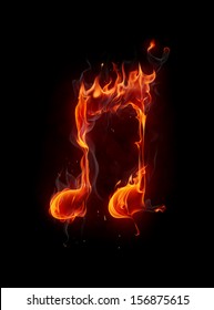 Fire note symbol