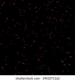 Fire Particles Dust Debris Background