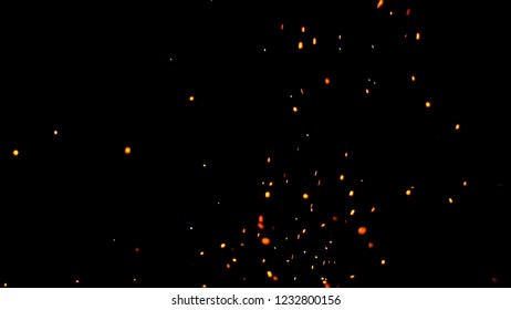 Fire Particles Image Stock Illustration 1232800186