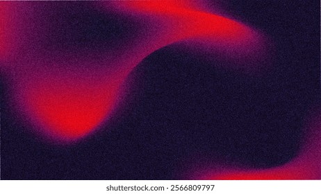 Fire red gradient aurora texture wave background in the dark, glowing gradient banner vibrant header cover poster background design