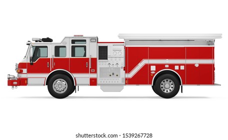 1,693 Fire truck side view Images, Stock Photos & Vectors | Shutterstock