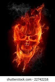 Fire Skull