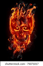 Fire Skull