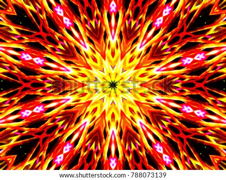 Royalty Free Stock Illustration Of Fire Star Wallpaper Stock