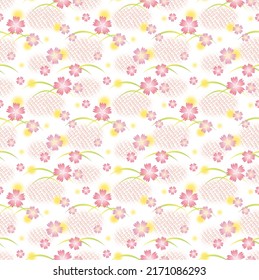 Firefly Dianthus Pattern​ Japanese​ Texture​