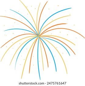 Firework New Year Vector Set Collection
